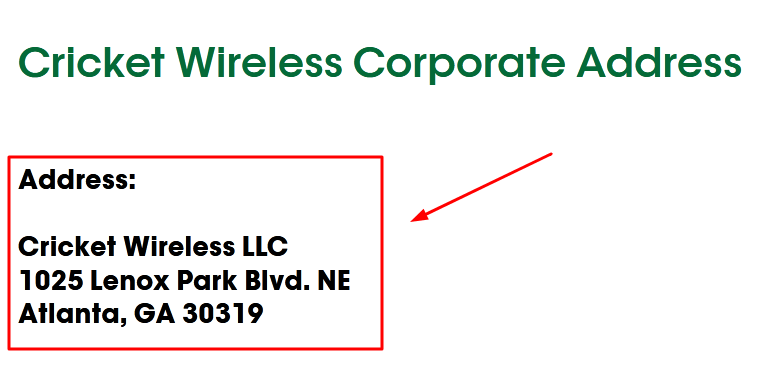 cricket wireless corporate office