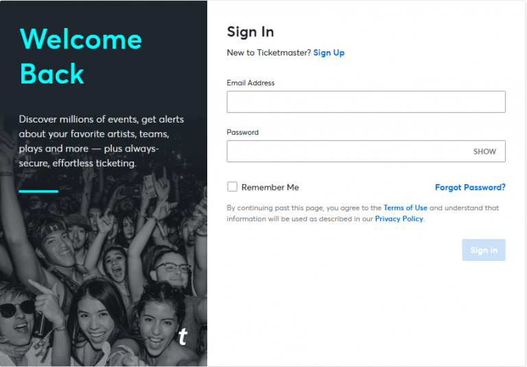 Ticketmaster Login Sign In Guide Easy Process To Login Into Www 