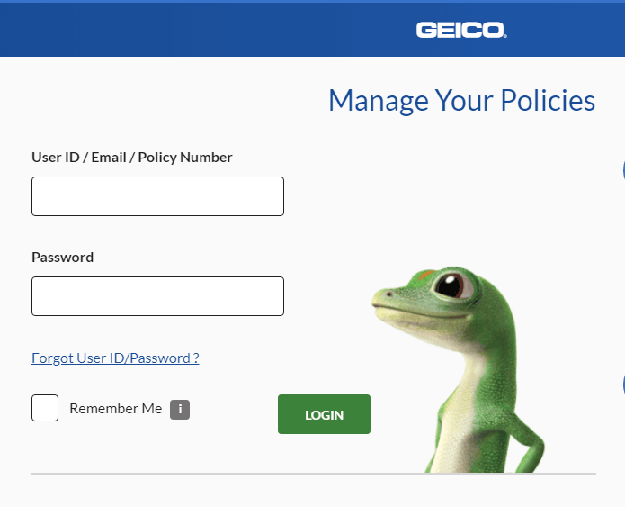 GEICO Login & sign in guide, easy process to login into