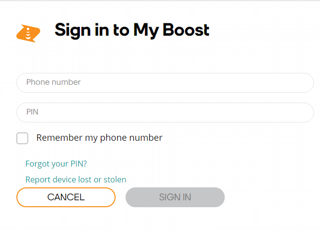 boost mobile online phone number